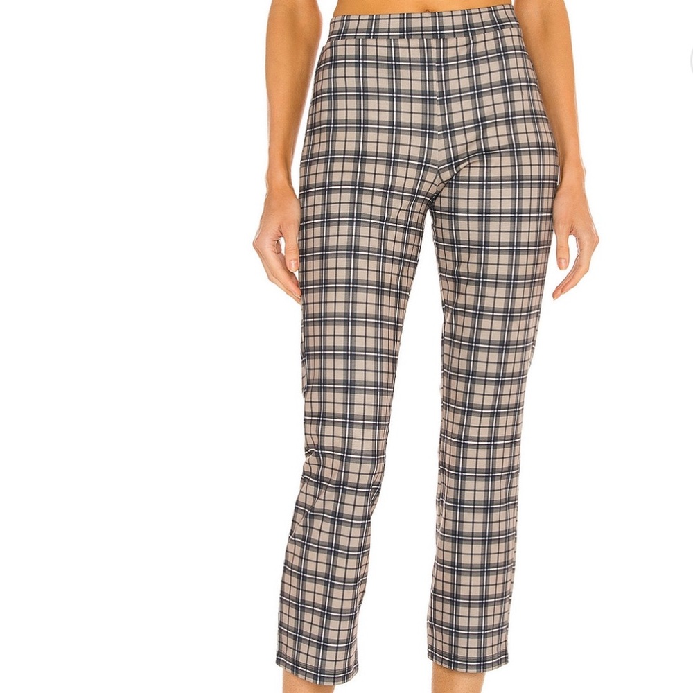 Sanctuary cropped plaid pant